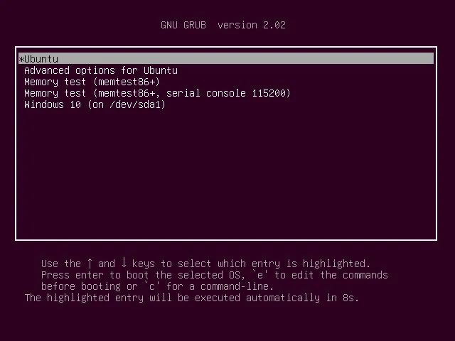 GRUB Bootloader